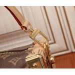 2025年6月26日入荷Louis Vuitton バッグSide Trunk 2024 Monogram Gaston-Louis Vuitton Monogram S-lock :M47085:21CMx14CMx6CM 高品質人気の新