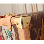 2025年6月26日入荷Louis Vuitton バッグSide Trunk 2024 Monogram Gaston-Louis Vuitton Monogram S-lock :M47085:21CMx14CMx6CM 高品質人気の新