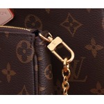 2025年6月26日入荷Louis Vuitton バッグMulti Pochette Accessories Monogram :M44840:24CMx13.5CMx4CM 高品質人気の新作/誕生日プレゼント/SQ工場