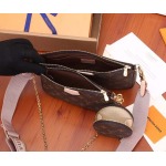 2025年6月26日入荷Louis Vuitton バッグMulti Pochette Accessories Monogram :M44840:24CMx13.5CMx4CM 高品質人気の新作/誕生日プレゼント/SQ工場
