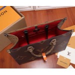 2025年6月26日入荷Louis Vuitton バッグOnthego Monogram Monogram Reverse Toron  :M45321:35CMx27CMx14CM 高品質人気の新作/誕生日プレゼント/SQ工場