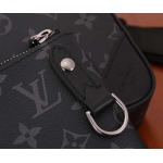 2025年6月26日入荷Louis Vuitton バッグTrio Monogram Eclipse Monogram Eclipse Reverse :M69443:25CMx18.5CMx7CM 高品質人気の新作/誕生日プレゼント/SQ