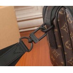 2025年6月26日入荷Louis Vuitton バッグQuest Monogram Macassar :M46973:18CMx18CMx10CM 高品質人気の新作/誕生日プレゼント/SQ工場