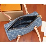 2025年6月26日Louis Vuitton バッグPapillon  Monogram Denim  Monogram GOTS:M46830:27CMx11CMx13CM 高品質人気の新作/誕生日プレゼント/SQ工場