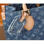 2025年6月26日Louis Vuitton バッグOnTheGo  Monogram Denim GOTSMonogram Denim GOTS:M46871:35CMx27CMx14CM 高品質人気の新作/誕生日プレゼント/SQ工場