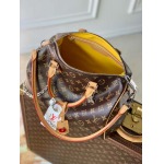 2025年6月26日Louis Vuitton バッグ Speedy Soft 30 Dark Monogram Toron Monogram Zippy :M12803:30CMx21CMx17CM 高品質人気の新作/誕生日プレゼント/S