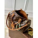 2025年6月26日Louis Vuitton バッグSpeedy Soft 30 Dark Monogram Toron Monogram Zippy :N87212:30CMx21CMx17CM 高品質人気の新作/誕生日プレゼント/SQ