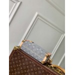 2025年6月26日Louis Vuitton バッグ Side Trunk  2005  Monogram Denim  S-lock Zippy :M13285:23.5CMx16CMx8.5CM 高品質人気の新作/誕生日プレゼント/S