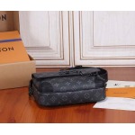 2025年6月26日Louis Vuitton バッグ Steamer  Steamer Monogram Eclipse Steamer :M46795:24CMx17CMx5CM 高品質人気の新作/誕生日プレゼント/SQ工場