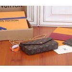 2025年6月26日Louis Vuitton バッグPochette Flicie 18:M61276: 21CMx12CMx3CM 高品質人気の新作/誕生日プレゼント/SQ工場