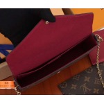 2025年6月26日Louis Vuitton バッグPochette Flicie 18:M61276: 21CMx12CMx3CM 高品質人気の新作/誕生日プレゼント/SQ工場