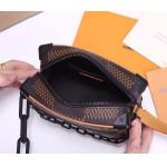 2025年6月26日Louis Vuitton バッグ Mini Soft Trunk  Damier Ebene Giant Damier Ebene :N60394:18.5CMx13CMx8CM 高品質人気の新作/誕生日プレゼント/S