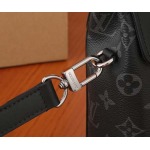 2025年6月26日Louis Vuitton バッグ Nano Steamer  Monogram Eclipse  Steamer Monogram Eclipse :M82774:15CMx18CMx7CM 高品質人気の新作/誕生日プ