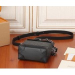 2025年6月26日Louis Vuitton バッグ Nano Steamer  Monogram Eclipse  Steamer Monogram Eclipse :M82774:15CMx18CMx7CM 高品質人気の新作/誕生日プ