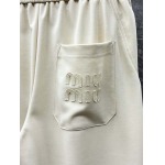 2025年6月30日入荷新作Miumiu春夏スウェットパンツ 高级品超厳選★入手困難/誕生日プレゼント/MF工場