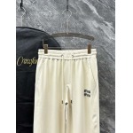 2025年6月30日入荷新作Miumiu春夏スウェットパンツ 高级品超厳選★入手困難/誕生日プレゼント/MF工場