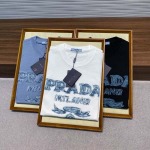 2025年6月30日入荷新作Prada半袖Tシャツ 高级品超厳選★入手困難/誕生日プレゼント/MF工場