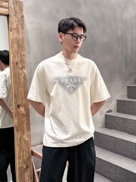 2025年6月30日入荷新作Prada半袖Tシャツ 高级品超...