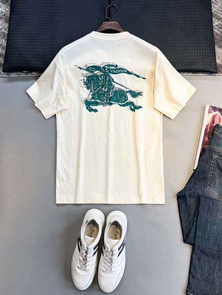 2025年7月1日入荷新作Burberry半袖Tシャツ 高级品超厳選★入手困難/誕生日プレゼント/MF工場