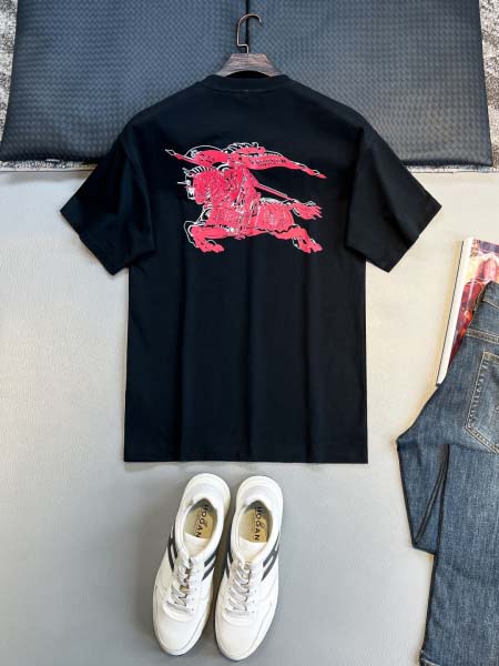 2025年7月1日入荷新作Burberry半袖Tシャツ 高级品超厳選★入手困難/誕生日プレゼント/MF工場