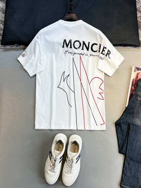 2025年7月1日入荷新作Moncler半袖Tシャツ 高级品超厳選★入手困難/誕生日プレゼント/MF工場