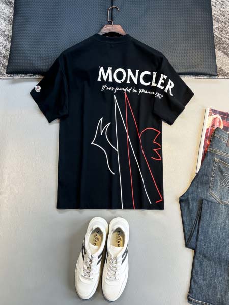 2025年7月1日入荷新作Moncler半袖Tシャツ 高级品超厳選★入手困難/誕生日プレゼント/MF工場