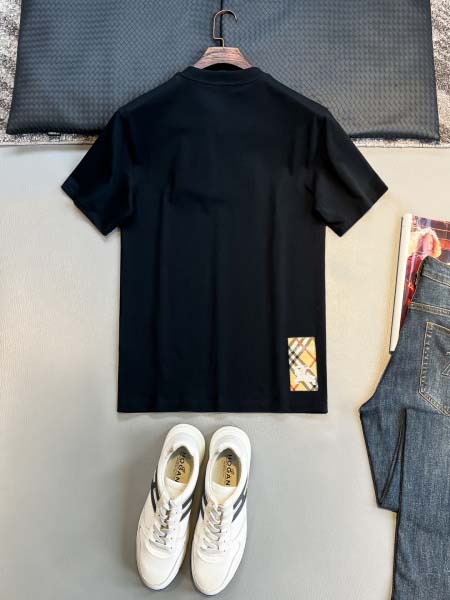 2025年7月1日入荷新作Burberry半袖Tシャツ 高级品超厳選★入手困難/誕生日プレゼント/MF工場