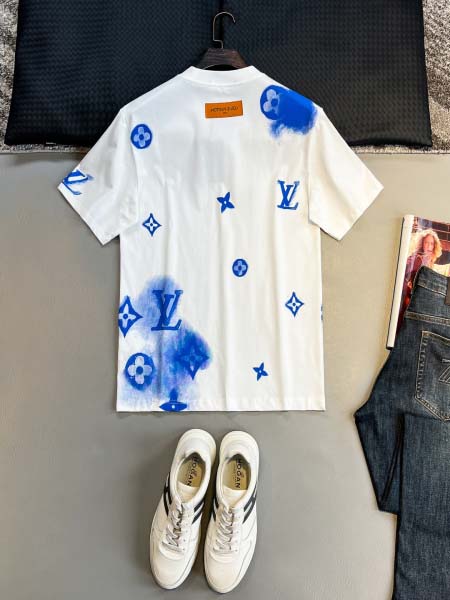 2025年7月1日入荷新作Louis Vuitton半袖Tシャツ 高级品超厳選★入手困難/誕生日プレゼント/MF工場