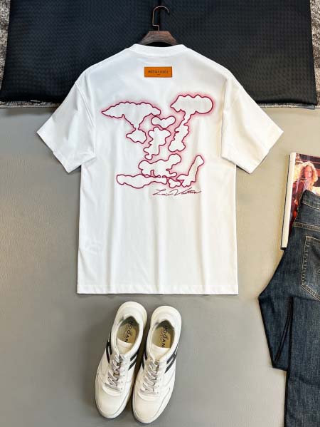 2025年7月1日入荷新作Louis Vuitton半袖Tシャツ 高级品超厳選★入手困難/誕生日プレゼント/MF工場