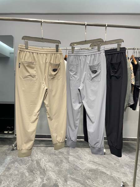 2025年7月1日入荷新作Prada春夏スウェットパンツ 高级品超厳選★入手困難/誕生日プレゼント/MF工場