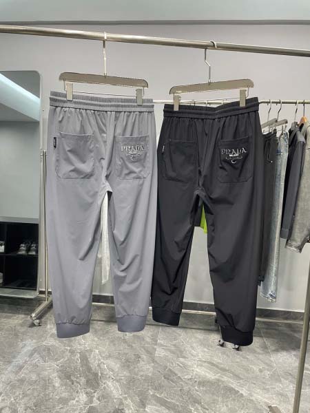 2025年7月1日入荷新作Prada春夏スウェットパンツ 高级品超厳選★入手困難/誕生日プレゼント/MF工場