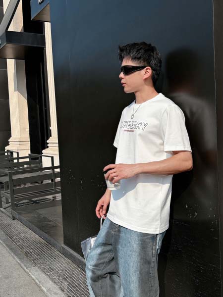 2025年7月1日入荷新作Burberry半袖Tシャツ 高级品超厳選★入手困難/誕生日プレゼント/MF工場