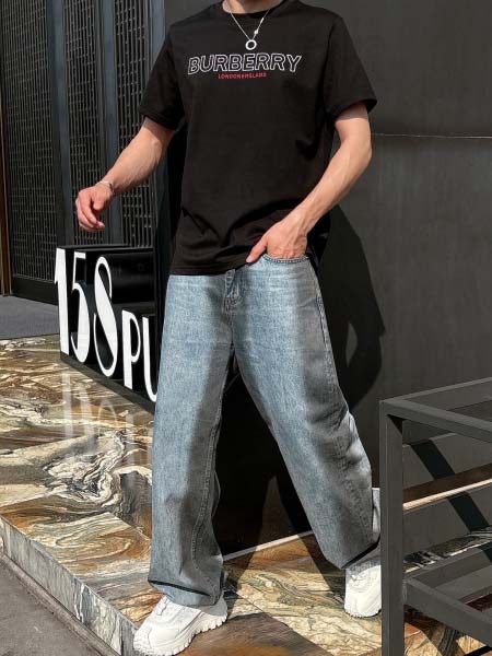 2025年7月1日入荷新作Burberry半袖Tシャツ 高级品超厳選★入手困難/誕生日プレゼント/MF工場