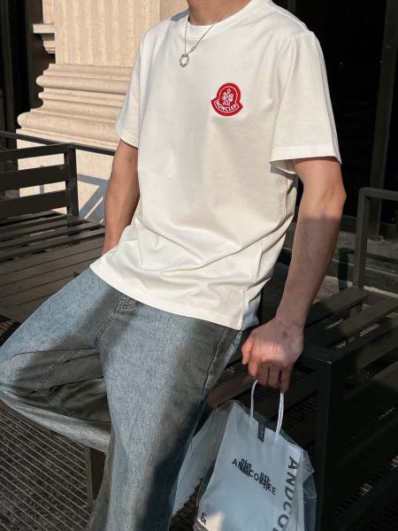 2025年7月1日入荷新作moncler半袖Tシャツ 高级品超厳選★入手困難/誕生日プレゼント/MF工場