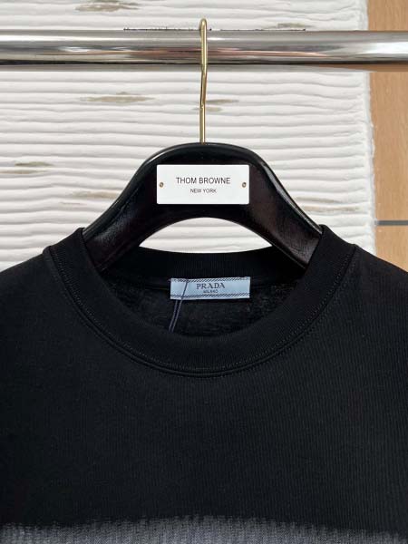 2025年7月1日入荷新作Prada半袖Tシャツ 高级品超厳選★入手困難/誕生日プレゼント/MF工場