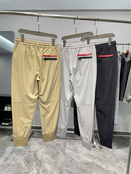 2025年7月1日入荷新作Prada春夏スウェットパンツ 高级品超厳選★入手困難/誕生日プレゼント/MF工場