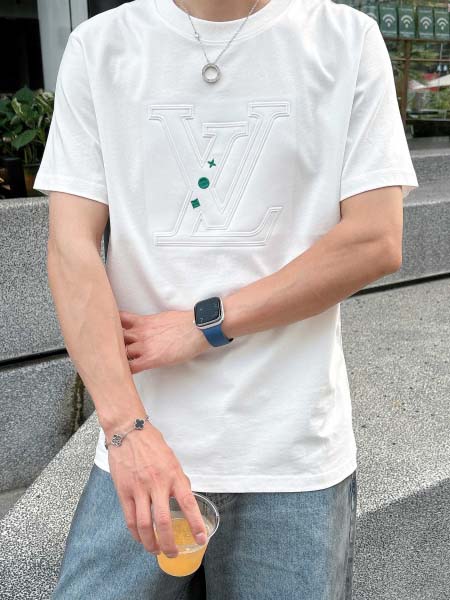 2025年7月2日入荷新作Louis Vuitton半袖Tシャツ 高级品超厳選★入手困難/誕生日プレゼント/MF工場