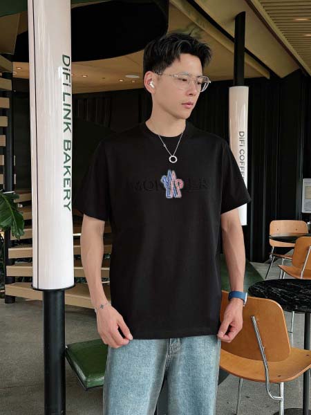 2025年7月2日入荷新作Moncler半袖Tシャツ 高级品超厳選★入手困難/誕生日プレゼント/MF工場