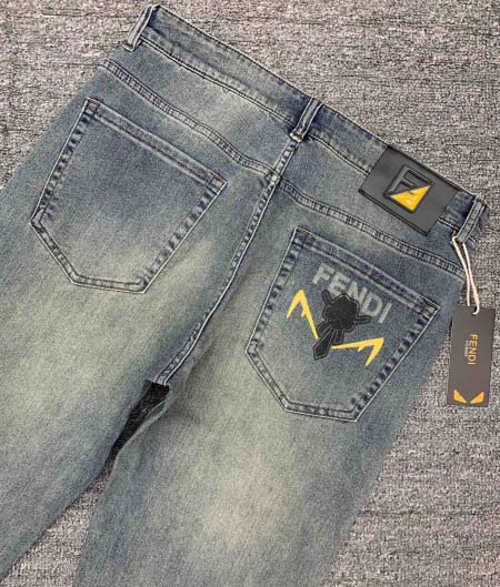 2025年7月3日入荷新作FENDI デニムパンツ春 夏人気/高品質/定番/セール開催中/A+A工場