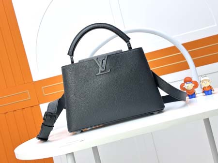 2025年7月10日入荷新作m25255  capucines  27.0 x18.0x9.0極品/正規品同様/人気/革/バッグルイヴィトン/CX工場