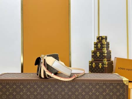 2025年7月10日入荷新作M46999 Vivacit 2003Viva-cit  Monogram LVCircle  25 x 15 x8極品/正規品同様/人気/革/バッグルイヴィトン/CX工場