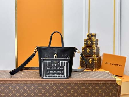 2025年7月10日入荷新作M12099 Neverfull Bandoulire Inside Out BB Monogram 24 x 14 x9極品/正規品同様/人気/革/バッグルイヴィトン/CX工場