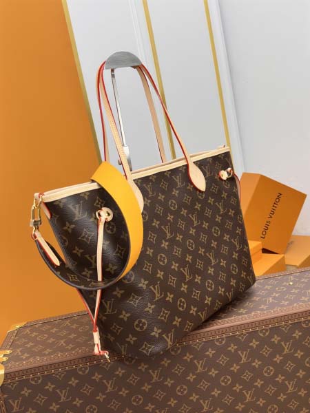 2025年7月10日入荷新作M11947  Neverfull Inside Out Monogram 31x 28x14極品/正規品同様/人気/革/バッグルイヴィトン/CX工場
