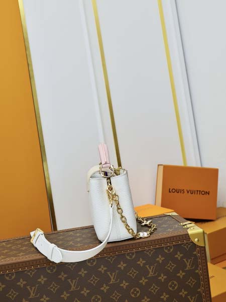 2025年7月10日入荷新作M11342 CAPUCINES BB   Capucines Taurillon Monogram 21 x 14x8cm極品/正規品同様/人気/革/バッグルイヴィトン/CX工場