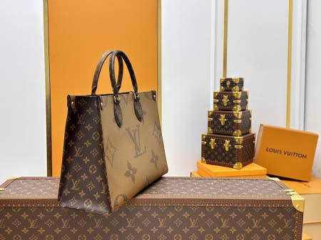 2025年7月10日入荷新作M45321  Onthego MonogramMonogram ReverseToron  35 x27x14極品/正規品同様/人気/革/バッグルイヴィトン/CX工場