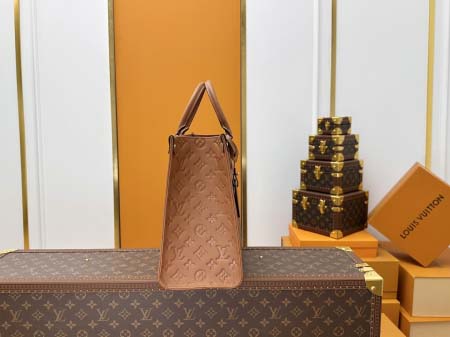 2025年7月10日入荷新作M12775  OnTheGoMonogram Empreinte 13  35x27 x14極品/正規品同様/人気/革/バッグルイヴィトン/CX工場