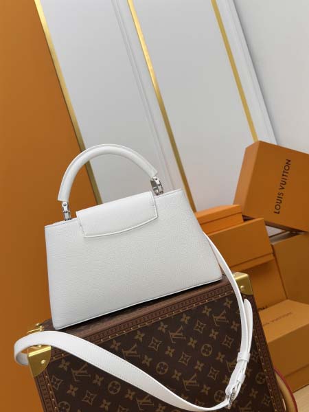 2025年7月10日入荷新作m24671 M24672capucines east  westIvcrushIv:29x19x9 cm極品/正規品同様/人気/革/バッグルイヴィトン/CX工場