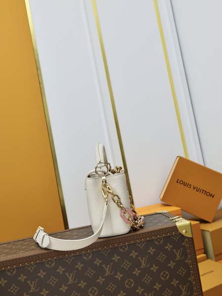 2025年7月10日入荷新作M24683 CAPUCINES    Capucines Taurillon 21 x 14x8極品/正規品同様/人気/革/バッグルイヴィトン/CX工場