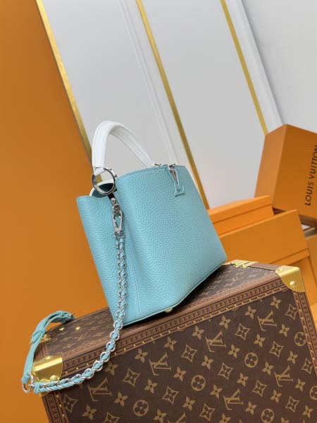 2025年7月10日入荷新作CAPUCINES BB N85830  Capucines BBLVLV  27 x 18 x9極品/正規品同様/人気/革/バッグルイヴィトン/CX工場