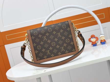 2025年7月10日入荷新作Dauphine    M45958  25.0 x 17.0 x 10.5 極品/正規品同様/人気/革/バッグルイヴィトン/CX工場